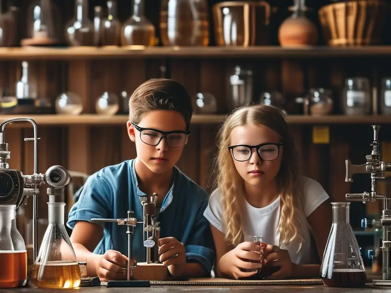 酿酒工程专业学生在实验室实践操作