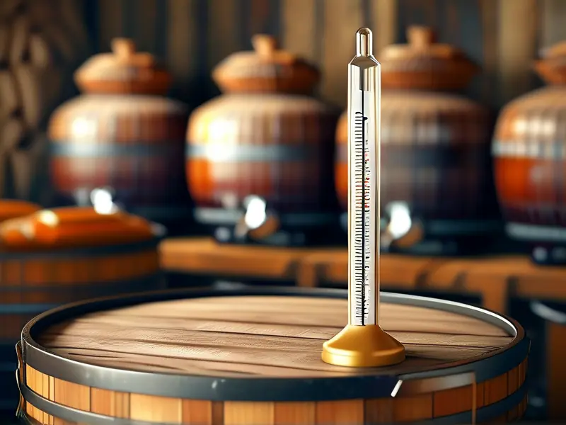 酿酒蒸馏过程酒精浓度测量示意图