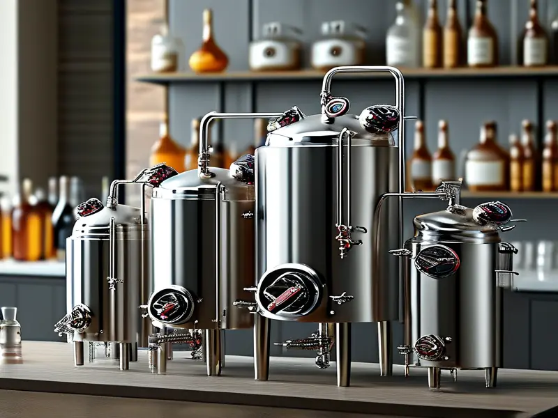 不锈钢酿酒设备工作流程实拍图