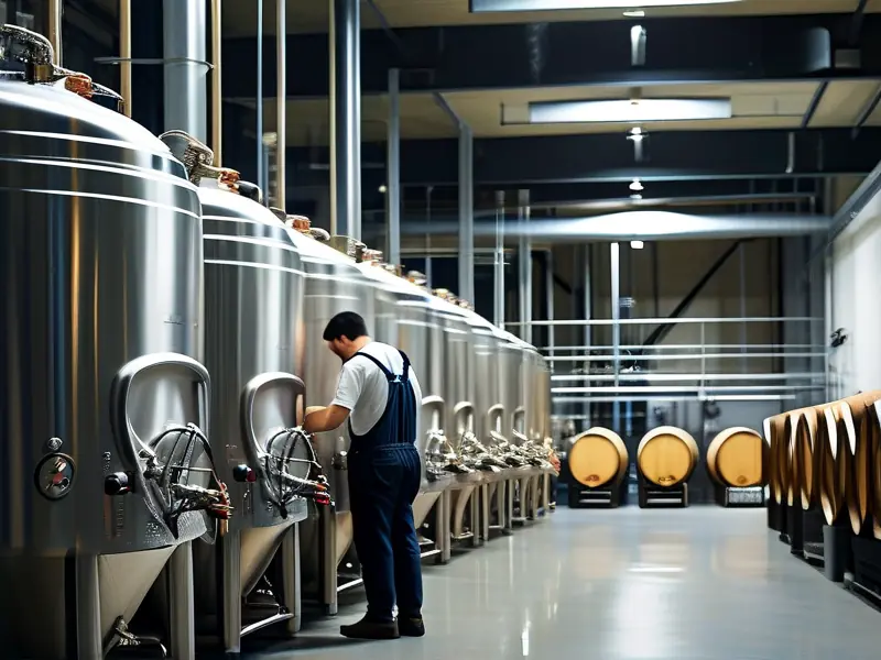 酿酒生产岗工作现场实景展示