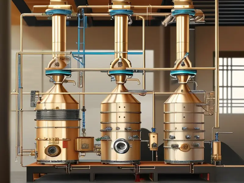 白酒酿造生产工艺全流程示意图