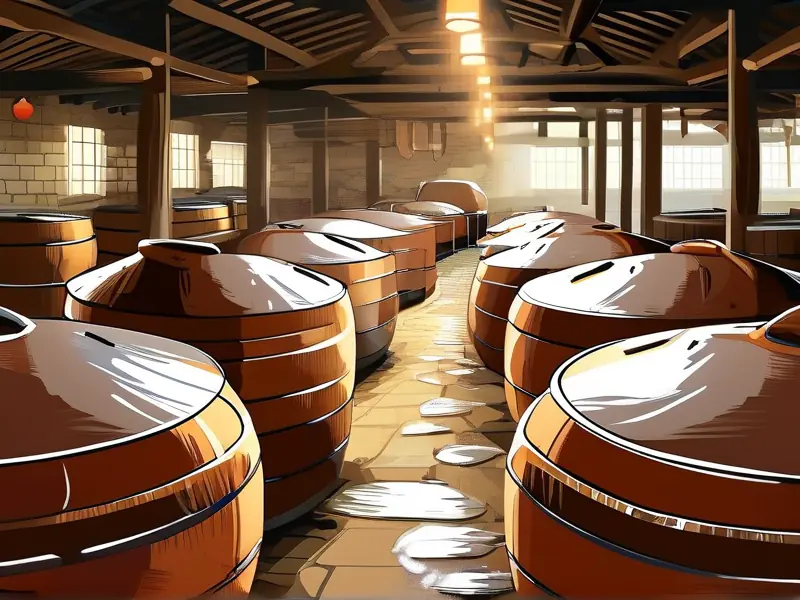 酿造酒发酵缸与蒸馏酒设备对比实景图