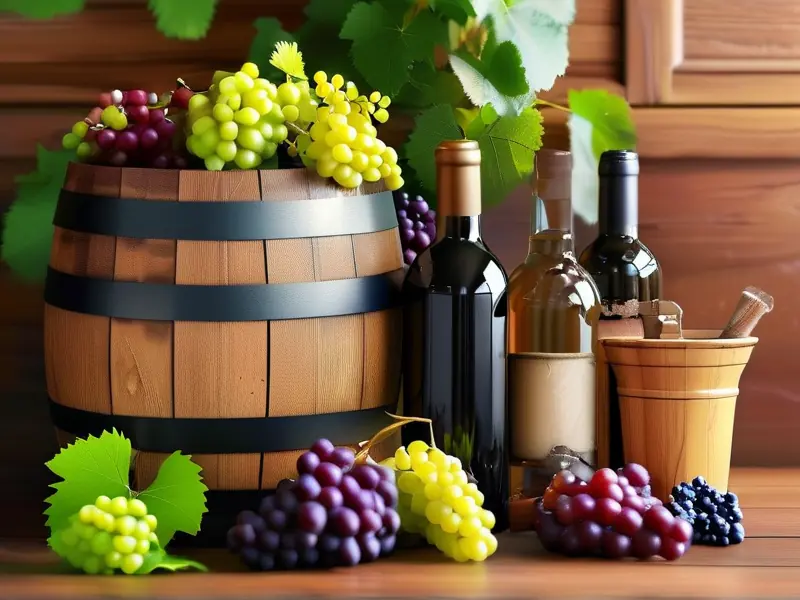 家庭酿制葡萄酒的原料和工具