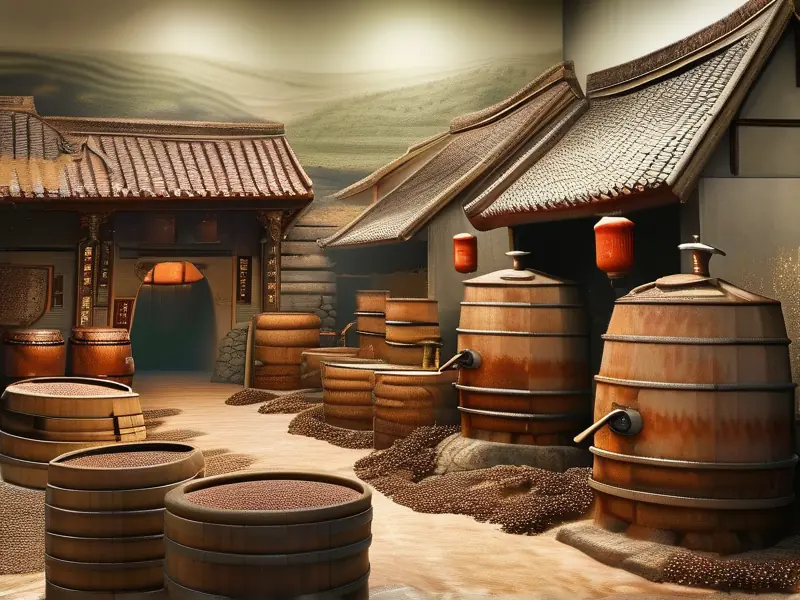 农村传统烧酒制作过程实拍图