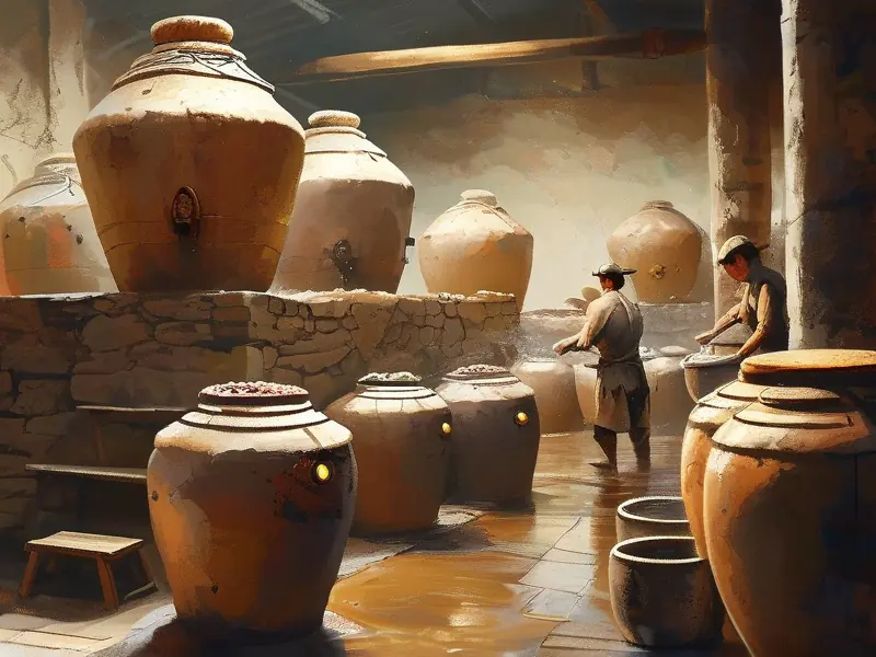 浓香型白酒传统酿造工艺现场实拍