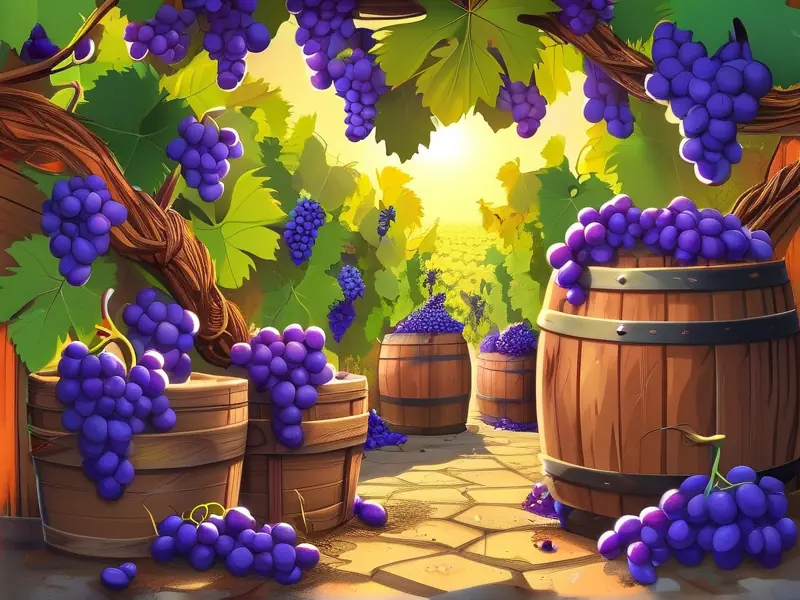 葡萄酿酒步骤图解展示从采摘到装瓶的全过程