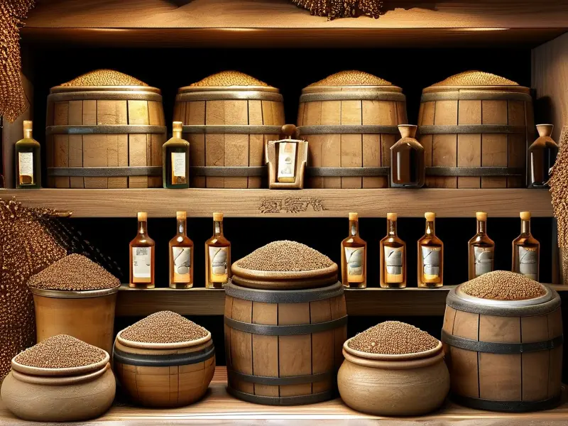 荞麦酒酿造过程展示