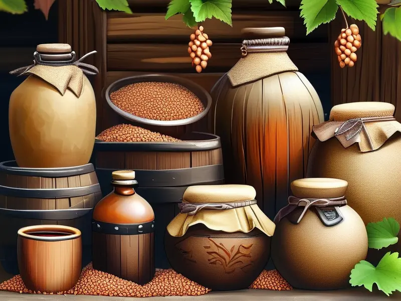 家庭酿造荞子酒全过程图解