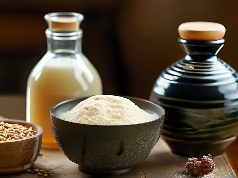 自制甜酒曲材料与发酵步骤图解