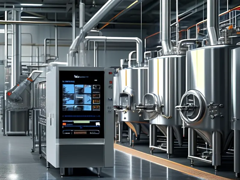 全自动白酒酿造设备工作流程示意图