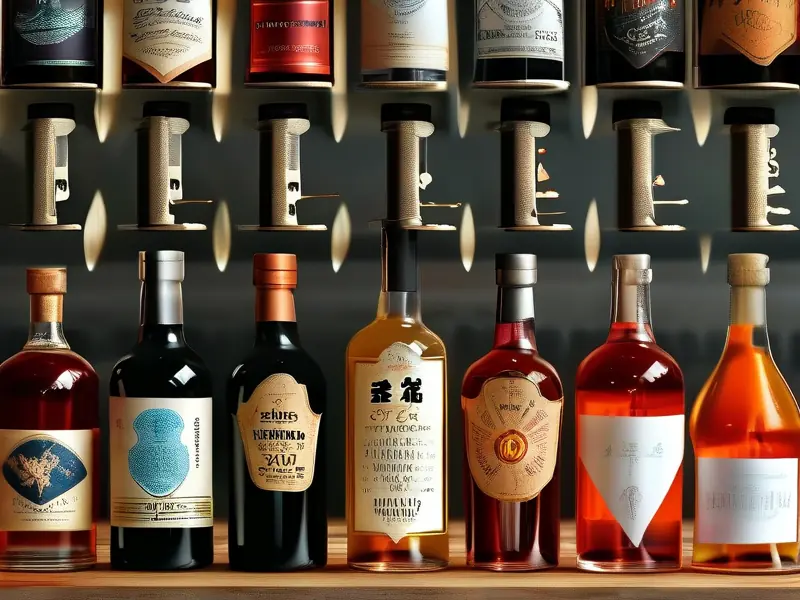 品鉴不同特色酒款的场景