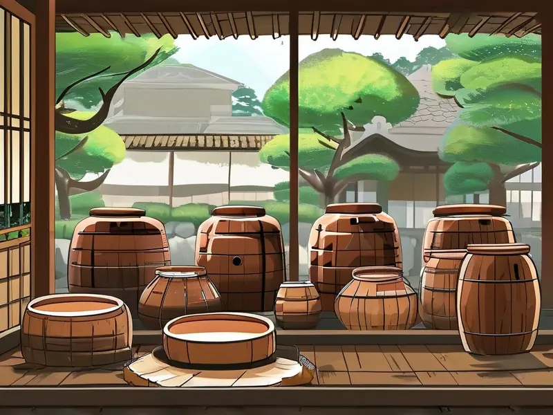 日本传统酿酒工艺展示