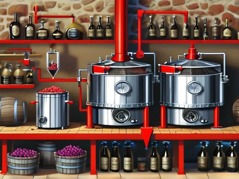 干红葡萄酒酿造过程图解