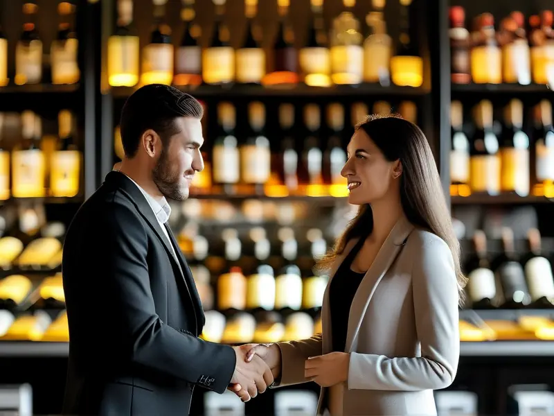 酒代理加盟签约合作现场