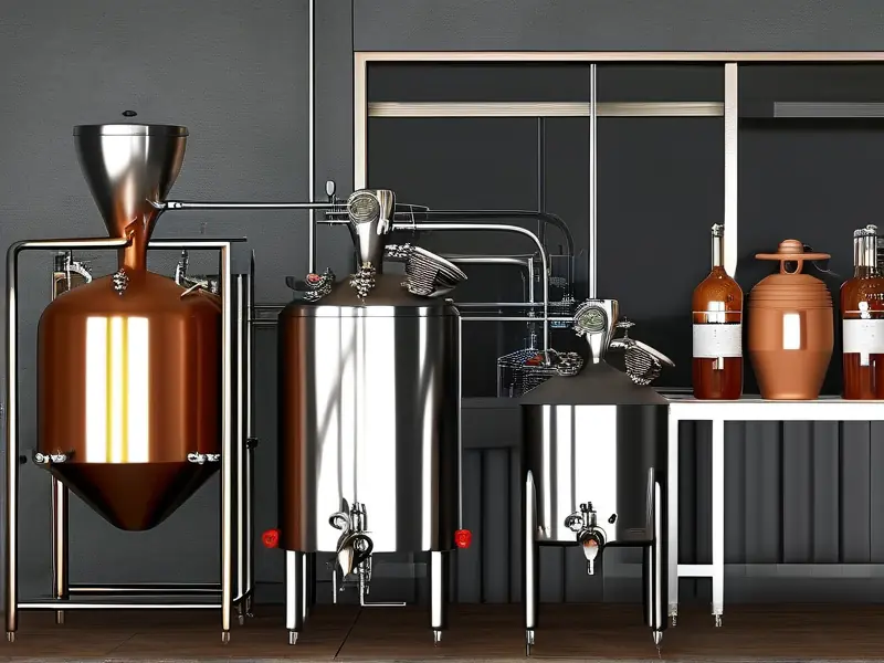 烧酒设备与酿酒设备实物对比展示
