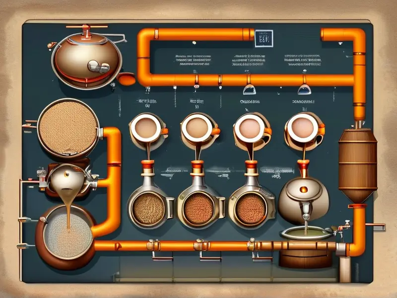 生粮酿酒工艺流程图解