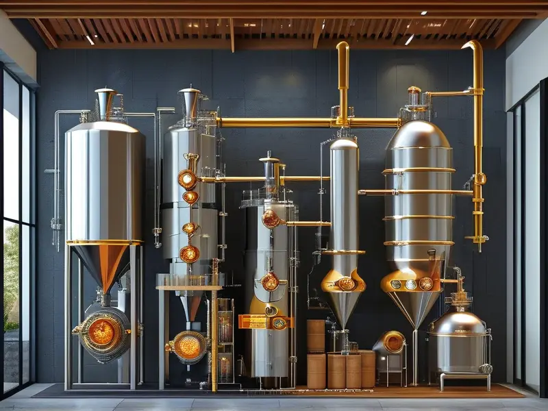 生料酿酒与熟料酿酒技术对比示意图