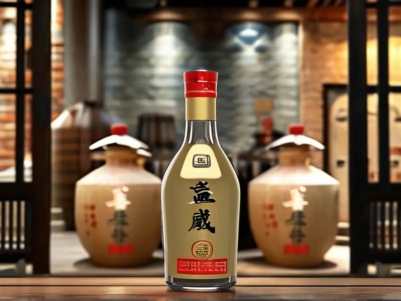 宜宾产盛世佳酿52度白酒实物拍摄图