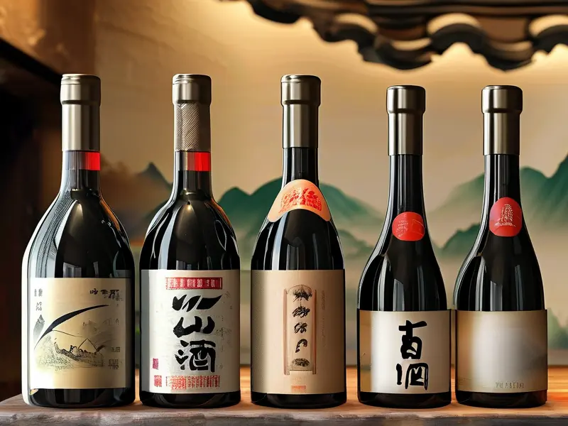 四川特酿酒瓶装展示