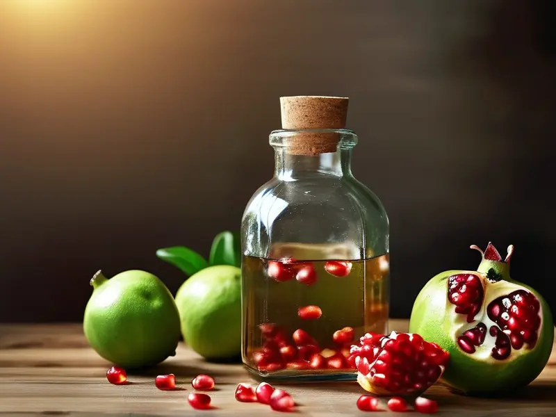 酸石榴泡酒制作过程及成品展示