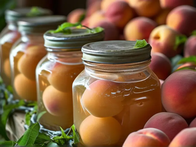 桃子酒制作过程展示