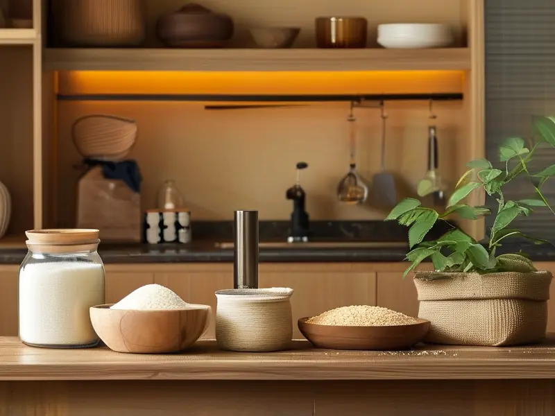 家庭自制甜酒所需材料及工具展示