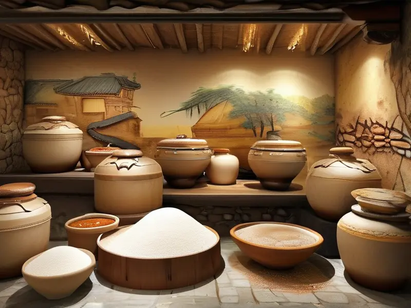 甜酒传统酿造工艺流程实拍图