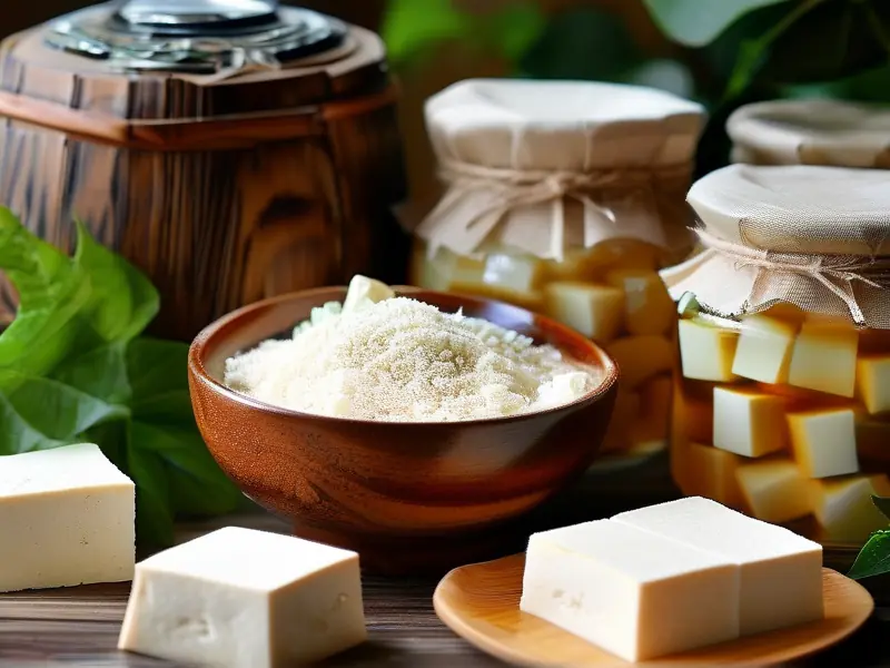 甜酒曲豆腐乳制作过程