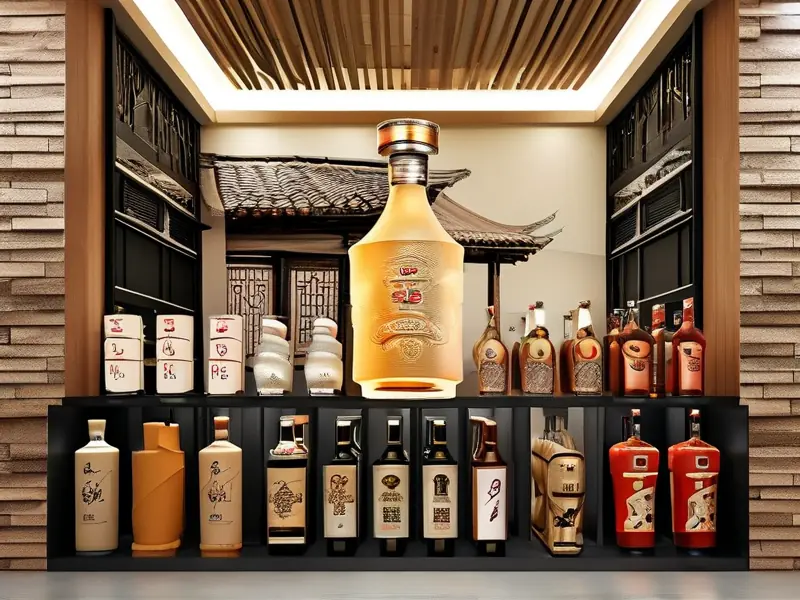 纯粮食酿造白酒品牌展示