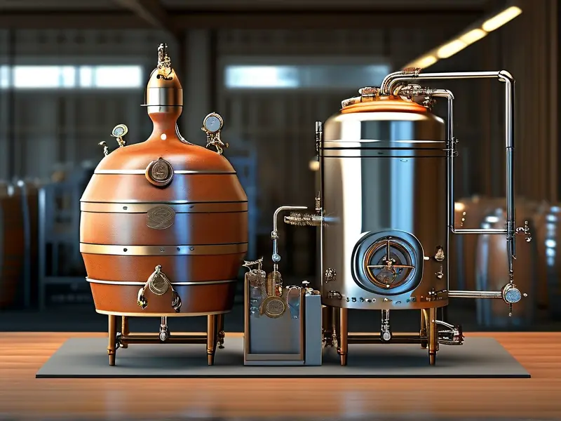 小型酿酒设备实物展示图