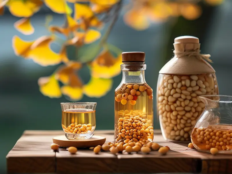 银杏果泡酒的制作步骤图解