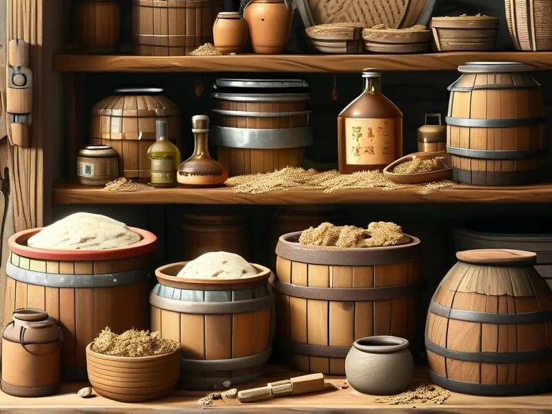 家庭用酒曲酿酒过程展示