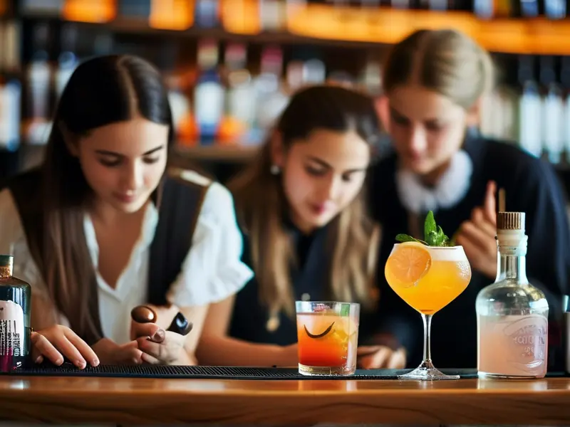 专业调酒培训学校教学现场