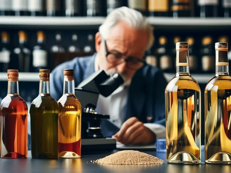 专家检测白酒是否为粮食酿造