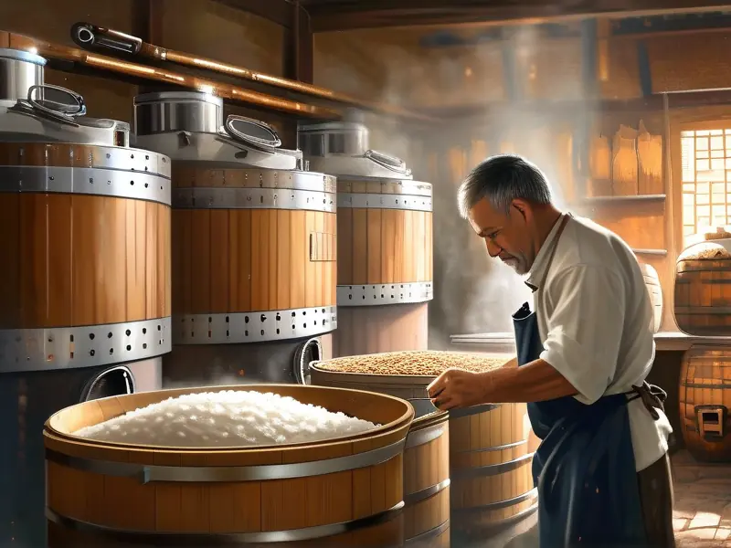 蒸米酒视频教程实际操作场景