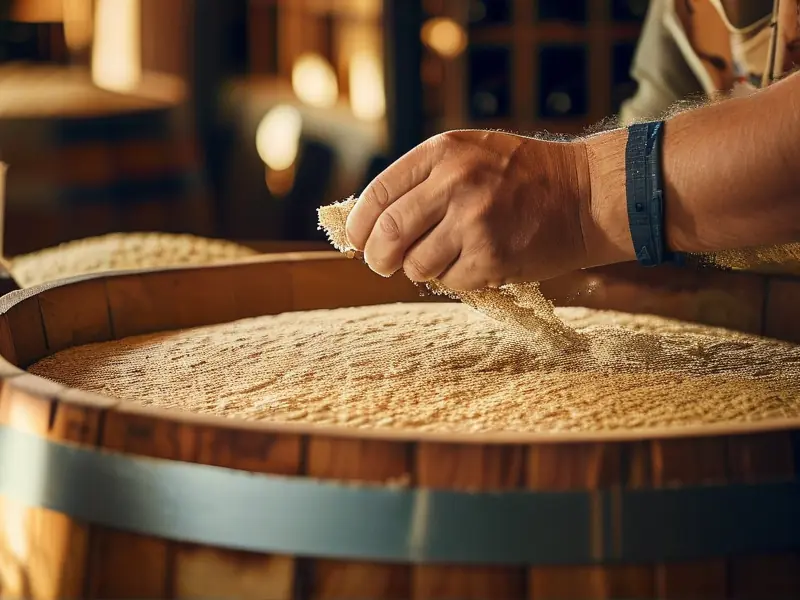 手工制作酒曲的详细步骤展示