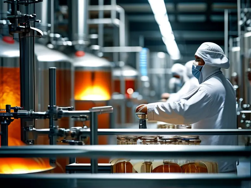 白酒生产车间合规操作流程示意图