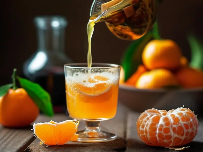 家庭自制橘子酒的完整制作过程展示