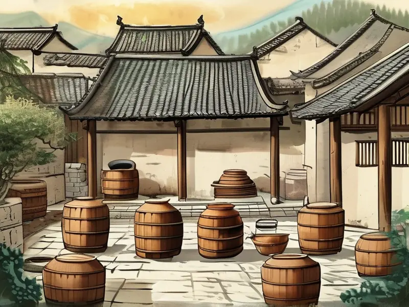 中国古代白酒酿造工艺流程图解