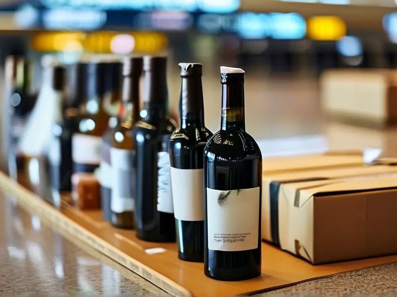 自酿酒托运包装示例