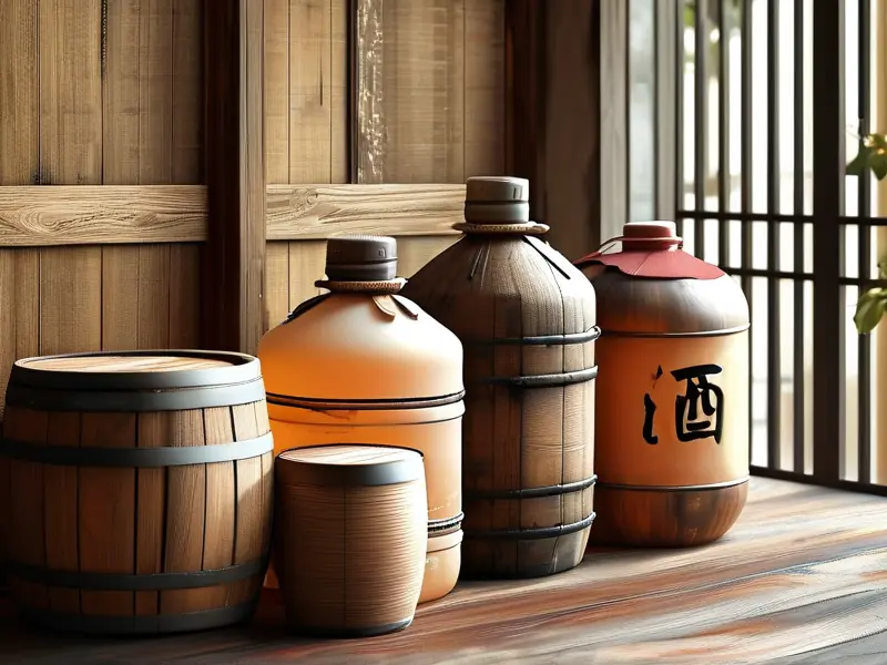 家庭自酿白酒存放方法与时间示意图