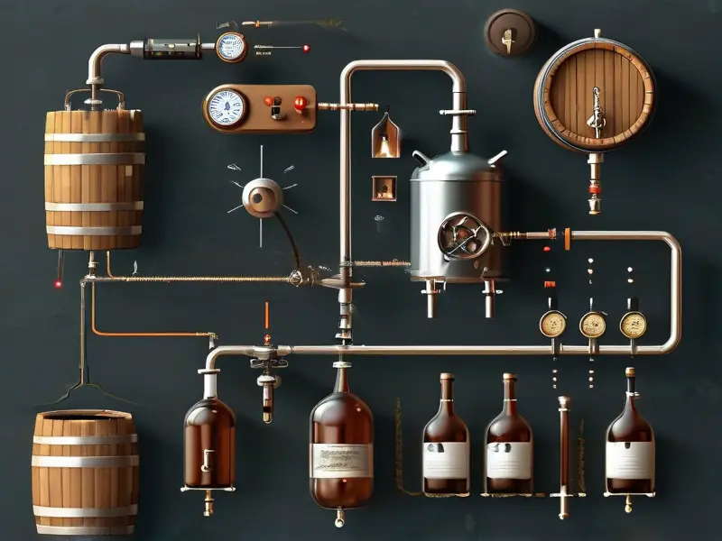 自酿酒杂醇产生过程示意图