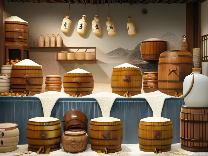 家庭自制糯米酒步骤展示