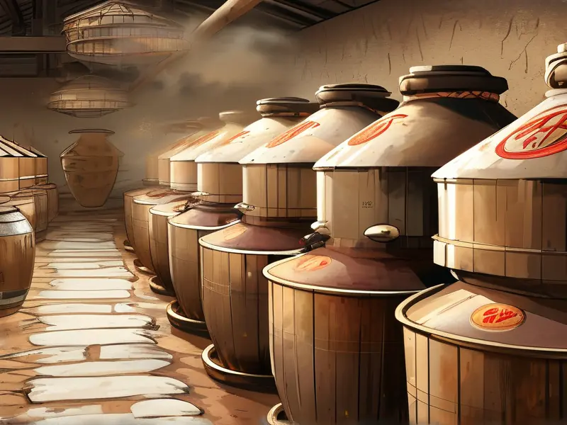 12987酿酒工艺核心步骤示意图