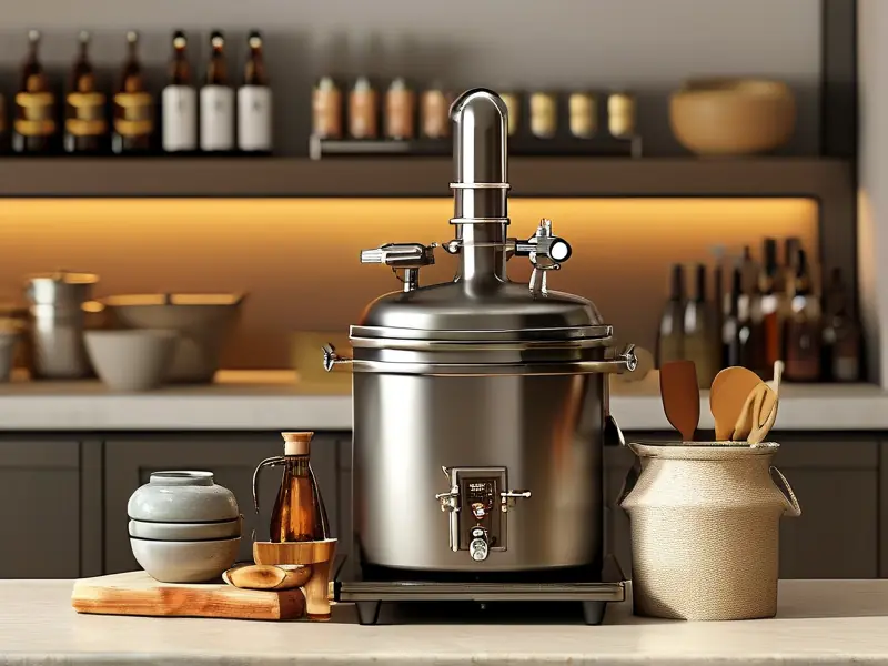 20斤小型家庭酿酒设备实物展示