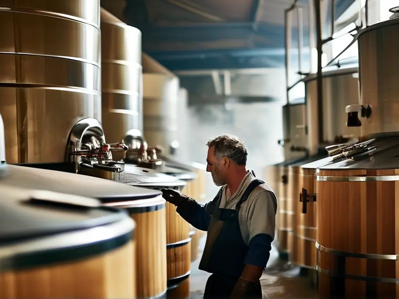 白酒香型制作工艺流程实拍图