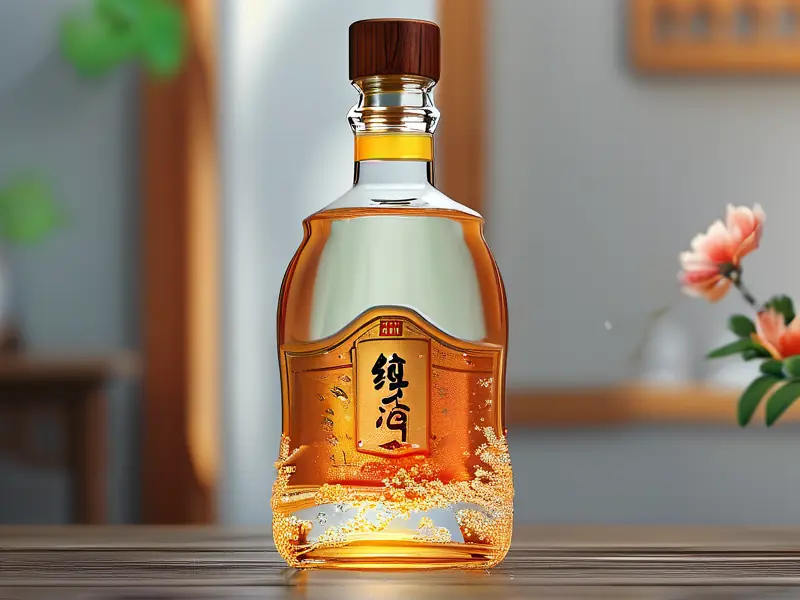 纯粮食酒与勾兑酒对比图