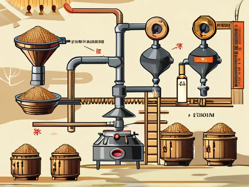 东北高粱酒酿造过程图解