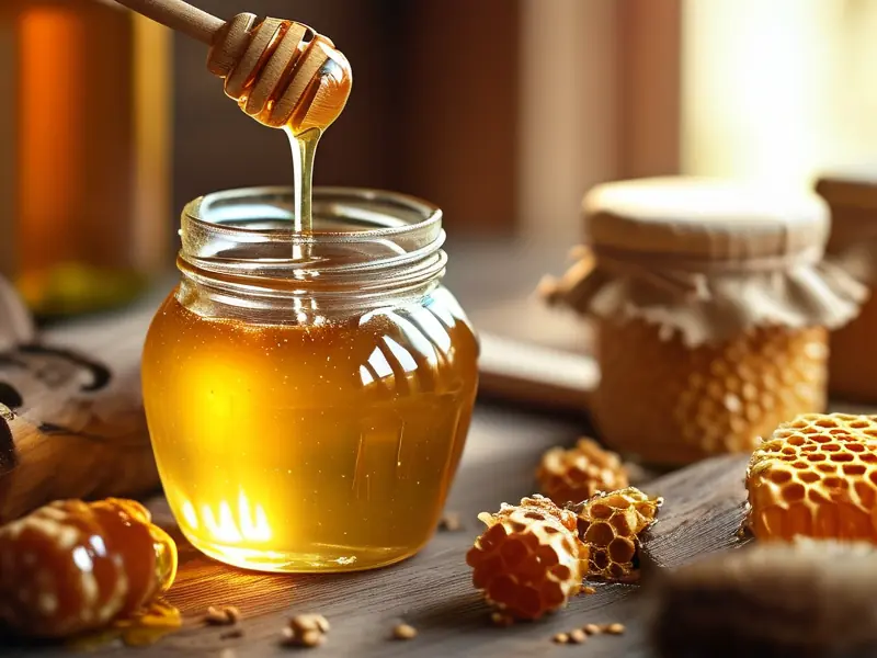 家庭蜂蜜酿酒发酵过程实拍图