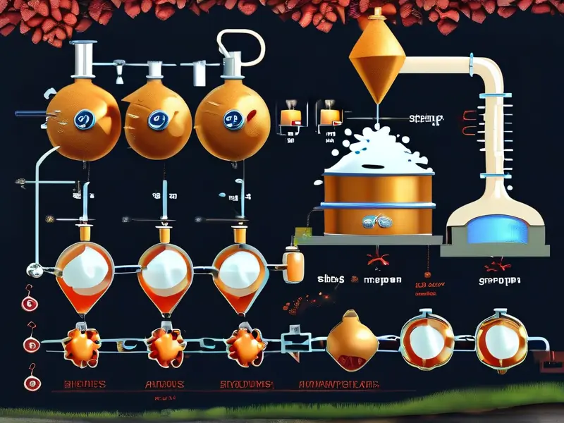 固态酿酒法工艺流程示意图